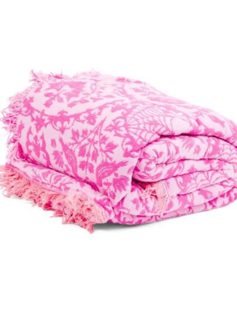 Cynthia Rowley Hot Pink  Chenille Blanket